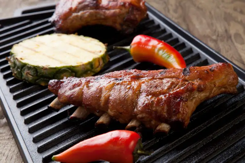 reversible grill and gridle pan