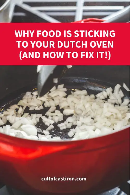 why food is sticking to your dutch oven banner